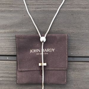 John Hardy Classic Chain Hammered Drop Necklace